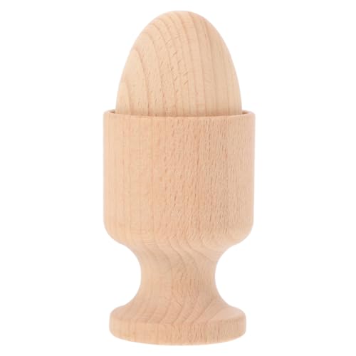 Homoyoyo Montessori Holz-Ei Set Mit Tasse Und Eierhalter – Unfertiges Holzspielzeug Zur Von Lebenskompetenzen Und Feinmotorik Für Kleinkinder - Jungen Und Mädchen Homoyoyo Montessori Holz-Ei Set Mit Tasse Und Eierhalter – Unfertiges Holzspielzeug Zur Von Lebenskompetenzen Und Feinmotorik Für Kleinkinder - Jungen Und Mädchen von Homoyoyo