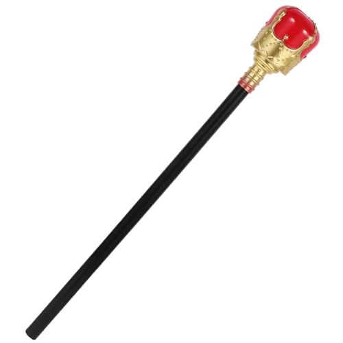 Homoyoyo Nachgeahmter Königsstock Zirkus Kostüm für Rollenspiele Tierfiguren Stütze streudekor Halloween verkleidung Kleider Halloween-Rohr Party-Cosplay-Krücke Plastik rot Homoyoyo Nachgeahmter Königsstock Zirkus Kostüm für Rollenspiele Tierfiguren Stütze streudekor Halloween verkleidung Kleider Halloween-Rohr Party-Cosplay-Krücke Plastik rot von Homoyoyo