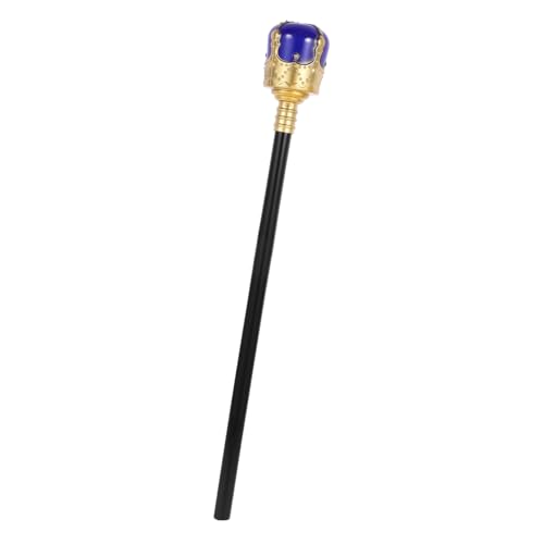 Homoyoyo Nachgeahmter Königsstock berühmt Hartmetall königlicher Zauberstab Figuren Funkeln streudekor Halloween Rollenspiel Halloween-Cosplay-Stick Cosplay King Stick Plastik Blue Homoyoyo Nachgeahmter Königsstock berühmt Hartmetall königlicher Zauberstab Figuren Funkeln streudekor Halloween Rollenspiel Halloween-Cosplay-Stick Cosplay King Stick Plastik Blue von Homoyoyo