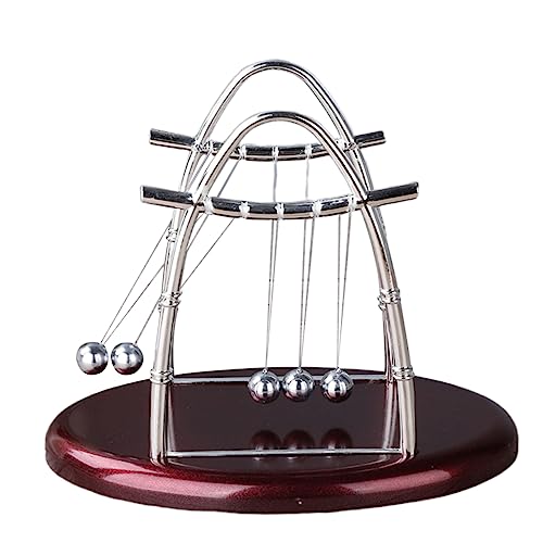 Homoyoyo Newton Pendel Balance Kugel - Physik Für Den Schreibtisch - Wissenschaftliche Dekoration Und Lernspiel Schwingende Metallkugeln in Elegantem Design Ideal Für Büro Und Zuhause Homoyoyo Newton Pendel Balance Kugel - Physik Für Den Schreibtisch - Wissenschaftliche Dekoration Und Lernspiel Schwingende Metallkugeln in Elegantem Design Ideal Für Büro Und Zuhause von Homoyoyo