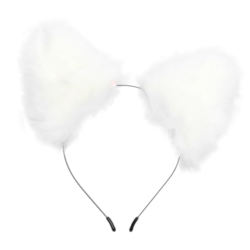 Homoyoyo Niedliches Fuchsohren Haarreif Plüsch Stirnband für Frauen Mädchen Party Cosplay Accessoire Charmantes Tierohren Kopfstück für Kostümveranstaltungen und Fotoshooting Homoyoyo Niedliches Fuchsohren Haarreif Plüsch Stirnband für Frauen Mädchen Party Cosplay Accessoire Charmantes Tierohren Kopfstück für Kostümveranstaltungen und Fotoshooting von Homoyoyo