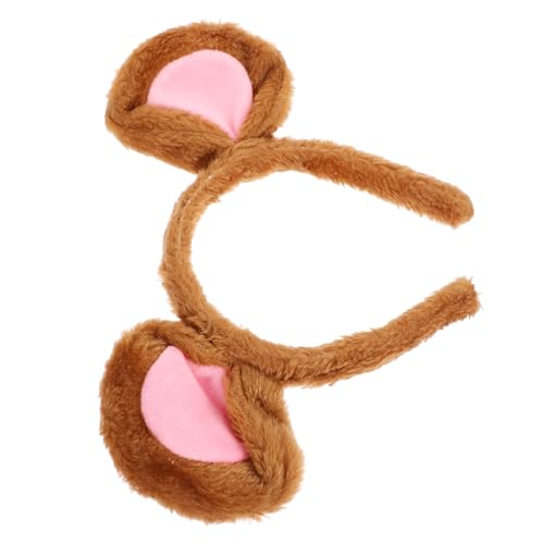 Homoyoyo Niedliches Plüsch Mausohren Haarreif für Erwachsene und Weicher Cosplay Kopfschmuck Bequemes Stirnband für Halloween Karneval Kostüm Party Zubehör von Homoyoyo
