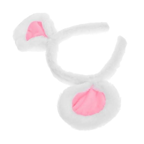 Homoyoyo Niedliches Plüsch Mausohren Stirnband Weiches Tierkopfschmuck Accessoire Bequemes Kopfband für Cosplay Geburtstagsfeiern und Kostüm Events Geeignet für Damen Altersgruppen von Homoyoyo
