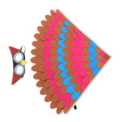 Homoyoyo Owl Geflügeltem Umhang Halloween-partygeschenke Halloween-cosplay-requisiten Vogelflügelkostüm Umhang Verkleiden Tierkostüm Vogel-cape-kostüm Tier-cosplay-outfit Chemiefaserfilz Homoyoyo Owl Geflügeltem Umhang Halloween-partygeschenke Halloween-cosplay-requisiten Vogelflügelkostüm Umhang Verkleiden Tierkostüm Vogel-cape-kostüm Tier-cosplay-outfit Chemiefaserfilz von Homoyoyo