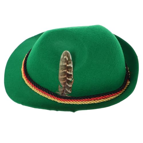 Homoyoyo Panama Jazz Hut für Männer Frauen Kostüm Mütze für Halloween Oktoberfest Stilvolles Accessoire für Partys Festliche Anlässe von Homoyoyo