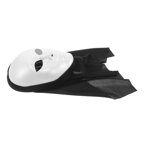 Homoyoyo Party-maske Gruselige Halloween-maske Schwarzes Maskenkostüm Mascaras Für Halloween Venezianische Masken Für Maskerade Maskenmaske Für Paare Maskerade Maske Frauen Stoff Weiß Homoyoyo Party-maske Gruselige Halloween-maske Schwarzes Maskenkostüm Mascaras Für Halloween Venezianische Masken Für Maskerade Maskenmaske Für Paare Maskerade Maske Frauen Stoff Weiß von Homoyoyo