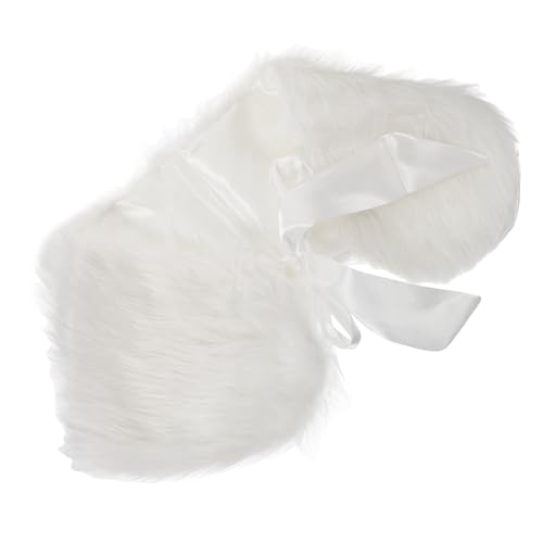 Homoyoyo Pelzschal Für Tücher Und Tücher Für Mädchen Blumenmädchen-schal Prinzessinnenschal Für Mädchen Kinderschal Mädchen Schal Beige Acetat von Homoyoyo