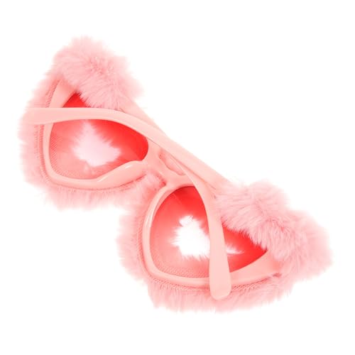 Homoyoyo Personalisierte Sonnenbrille Rave-party-brille Vintage Herzbrille Neuheit Halloween Herzbrillen Für Frauen Led Party Sonnenbrille Brille Aus Pelzsamt Plüsch Rosa Homoyoyo Personalisierte Sonnenbrille Rave-party-brille Vintage Herzbrille Neuheit Halloween Herzbrillen Für Frauen Led Party Sonnenbrille Brille Aus Pelzsamt Plüsch Rosa von Homoyoyo