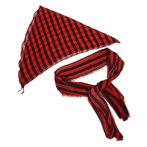 Homoyoyo Piratenkleid-turban Piratenkostüm Für Damen in Großen Größen Piratenkostümzubehör Damen Schweißkappen Für Männer Piraten-bandanas-schärpe Rote Piratenschärpe Piratenschal Polyester Homoyoyo Piratenkleid-turban Piratenkostüm Für Damen in Großen Größen Piratenkostümzubehör Damen Schweißkappen Für Männer Piraten-bandanas-schärpe Rote Piratenschärpe Piratenschal Polyester von Homoyoyo