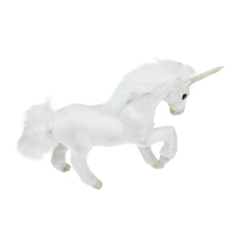 Homoyoyo Plüsch Einhorn Simulation Tier Ornament Weiches Stofftier mit Feiner Verarbeitung Realistische Details Tragbar und Wiederverwendbar Dekoratives Kuscheltier für Zuhause von Homoyoyo