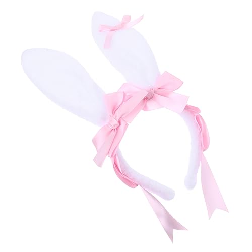 Homoyoyo Plüsch Haarreifen mit Kaninchenohren und Schleife Süßes Bunny Accessoire für Partys Kostüme und Fotoshootings für Damen und Mädchen Zartem Rosa Homoyoyo Plüsch Haarreifen mit Kaninchenohren und Schleife Süßes Bunny Accessoire für Partys Kostüme und Fotoshootings für Damen und Mädchen Zartem Rosa von Homoyoyo