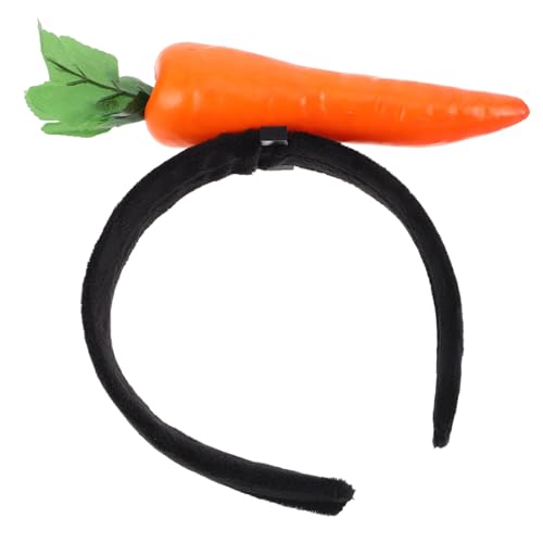 Homoyoyo Plüsch Karotten Stirnband Haarreif Kopfschmuck für Mädchen Jungen Party Kostüm Osterfest Zubehör Weich Bequem von Homoyoyo