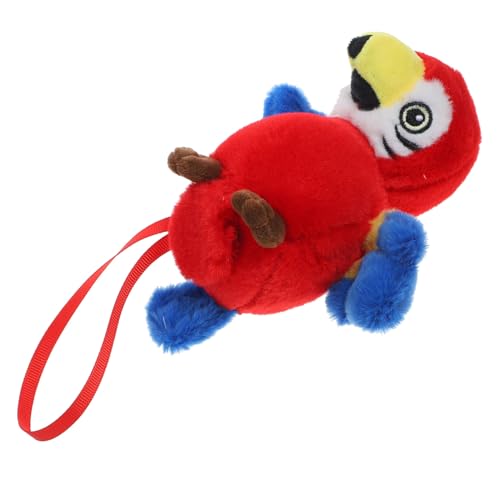 Homoyoyo Plüsch Piratenpapagei Schulter Requisit Leichtes Cosplay Zubehör Realistischer Vogel für Halloween Party Karneval von Homoyoyo