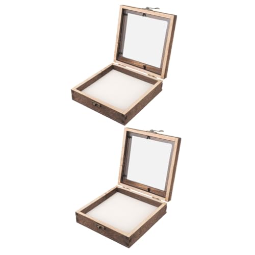 Homoyoyo Probenbox Vitrine Für Schmetterlinge - 1 Set Acryl Schattenbox Zur Stilvollen Aufbewahrung Und Präsentation Von Insekten- Und Pflanzenproben Ideal Für Sammler Und Enthusiasten von Homoyoyo