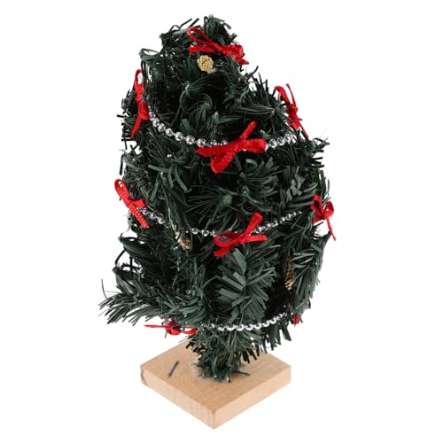 Homoyoyo Puppenhaus Deko Leichter Tisch Weihnachtsbaum Kleine für Mikro Landschaft Festliche Mini Xmas Deko Homoyoyo Puppenhaus Deko Leichter Tisch Weihnachtsbaum Kleine für Mikro Landschaft Festliche Mini Xmas Deko von Homoyoyo