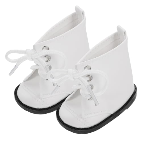 Homoyoyo Puppenstiefel aus PU Miniatur Schuhe für Mädchen Puppen Leicht Farbenfroh Einfach Puppenmode Schuhdekoration von Homoyoyo