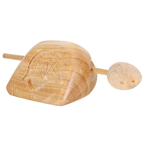 Homoyoyo Puzzle- Für - Mokugyo Holzfisch Mit Schlägel Aus Kiefernholz Zen Trommel Für Meditation Und Spiel 10 x 9 5 x 7 5 cm Ideales Holzspielzeug Zur Der Kreativität Und von Homoyoyo
