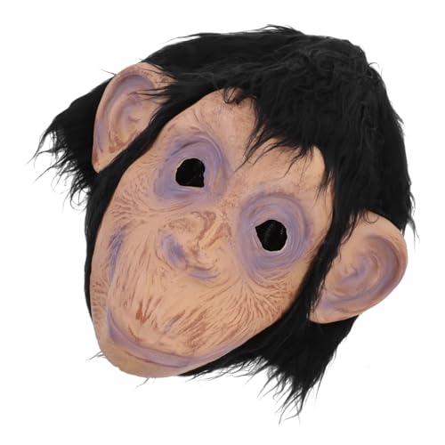 Homoyoyo Realistische Gorilla Kopfmaske aus und Plüsch Gruselige Tiermaske für Halloween Karneval und Kostümparty Teilig Sichere Masquerade für Erwachsene und Cosplay Homoyoyo Realistische Gorilla Kopfmaske aus und Plüsch Gruselige Tiermaske für Halloween Karneval und Kostümparty Teilig Sichere Masquerade für Erwachsene und Cosplay von Homoyoyo