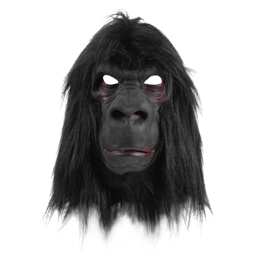 Homoyoyo Realistische Gorilla Tiermaske Halloween Kostüm Masquerade Party Cosplay Requisite Gruselige Tier Kopfmaske für Karneval und Fasching Homoyoyo Realistische Gorilla Tiermaske Halloween Kostüm Masquerade Party Cosplay Requisite Gruselige Tier Kopfmaske für Karneval und Fasching von Homoyoyo