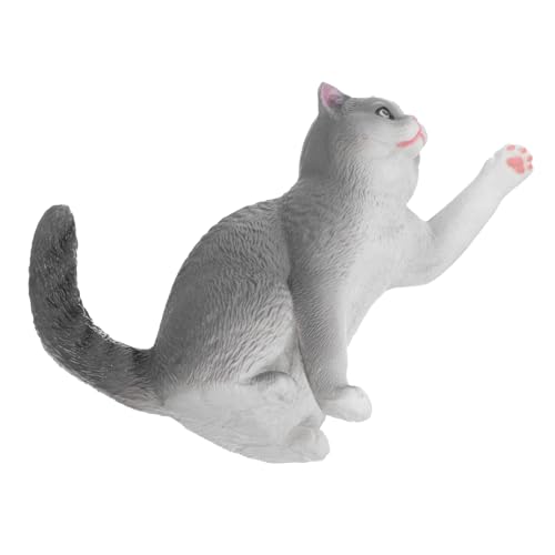 Homoyoyo Realistische Katzenfigur - Britische Kurzhaarkatze - Kleine Kätzchenstatue Als Tortenaufsatz Oder Pädagogisches Für Ideal Für Sammler Und Tierliebhaber von Homoyoyo