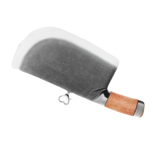 Homoyoyo Realistische Küchenmesser Form Geldbörse Damen Klein Kreative Plüsch Tasche für Münzen und Schlüssel Tragbar und Vielseitig Halloween Deko und Alltag Simulation Schnittmesser von Homoyoyo
