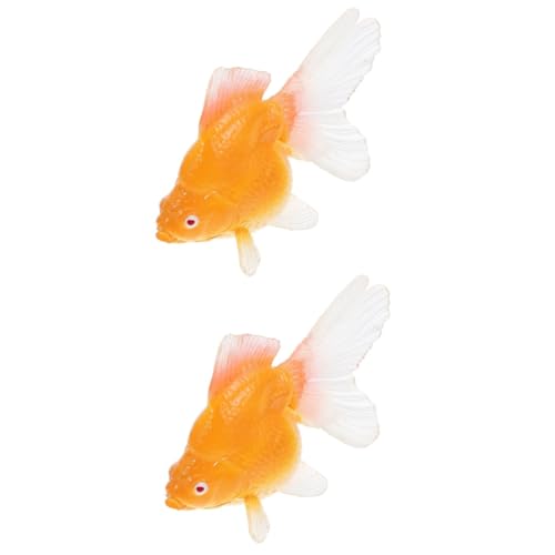 Homoyoyo Realistische Schwimmende Goldfische Aus Kunststoff – Künstliche Aquarienfische Als Ornamentdekoration Für Aquarien – Bewegliche Und Lebensechte Fische in Gelb - 6 Stück Homoyoyo Realistische Schwimmende Goldfische Aus Kunststoff – Künstliche Aquarienfische Als Ornamentdekoration Für Aquarien – Bewegliche Und Lebensechte Fische in Gelb - 6 Stück von Homoyoyo
