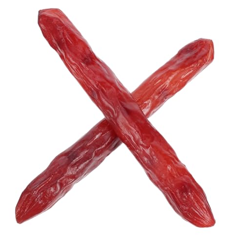 Homoyoyo Realistische Wurst Dekorationen – 2 Stück Künstliche Lebensmittel Requisiten Für Küche Und Fotografie - Lifelike Sausage Modelle Für Kreative Anlässe Und Dekoideen von Homoyoyo