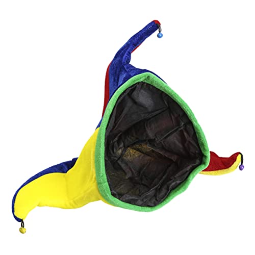 Homoyoyo Karneval Clown Hut Für Erwachsene Regenbogen Kostüm Zubehör Lustige Mütze Für Halloween Und Maskerade Vielseitig Einsetzbar Geeignet Für Kostümpartys Und Rollenspiele von Homoyoyo