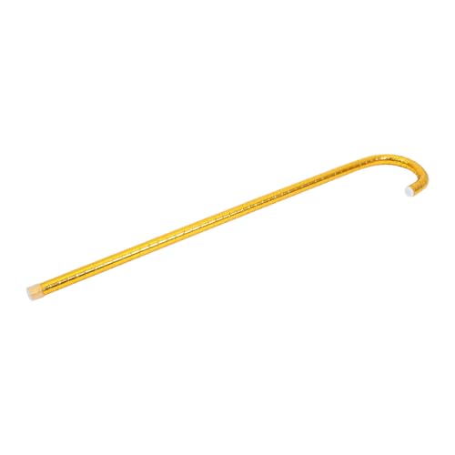Homoyoyo Rollenspiel-krücken Süßigkeiten-Requisite Kindertanzstock Süßigkeiten Requisiten Kinderstockspielzeug Spazierstock Für Aufblasbare Musikinstrumente Trick Schlag Golden PVC von Homoyoyo