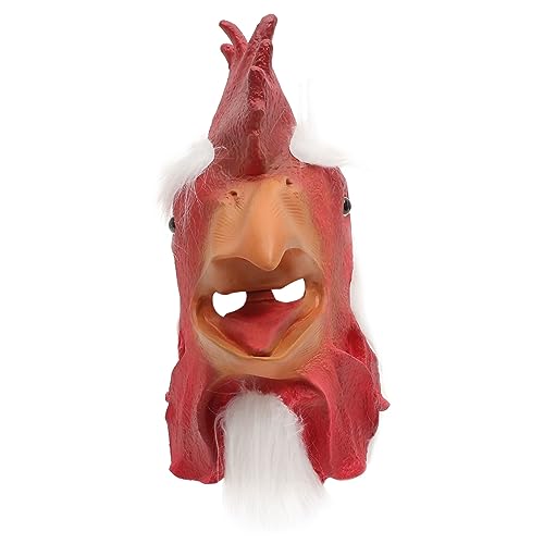 Homoyoyo Rooster Cosplay Maske Vollkopf Tiermaske Halloween Kostüm Party Tierkopf Verkleidung für Erwachsene Homoyoyo Rooster Cosplay Maske Vollkopf Tiermaske Halloween Kostüm Party Tierkopf Verkleidung für Erwachsene von Homoyoyo