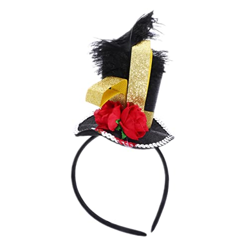 Homoyoyo Rosafarbener Mini-Zylinder Hut Für Halloween Und Weihnachten – Vintage Haarschmuck - Haarspangen Und Klammern Für Festliche Anlässe Und Partys Ideal Für Und Erwachsene von Homoyoyo