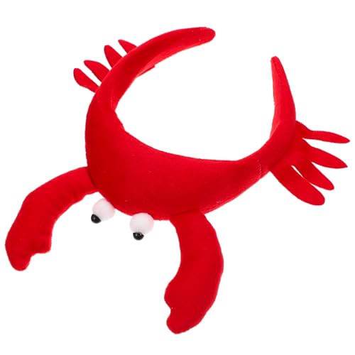 Homoyoyo Rotes Plüsch Lobster Haarband Weiches Stirnband für Karneval Halloween Party Lustiges Meeres Tier Kostümzubehör Homoyoyo Rotes Plüsch Lobster Haarband Weiches Stirnband für Karneval Halloween Party Lustiges Meeres Tier Kostümzubehör von Homoyoyo