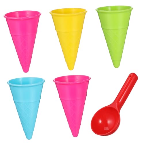 Homoyoyo Sandspielzeug Eistüten-Set Für – 1-5 Teiliges Strandspielzeug Mit Eiswaffel Und Schaufel – Perfekt Für Sandboxen Und Strandabenteuer in Zufälligen Farben Homoyoyo Sandspielzeug Eistüten-Set Für – 1-5 Teiliges Strandspielzeug Mit Eiswaffel Und Schaufel – Perfekt Für Sandboxen Und Strandabenteuer in Zufälligen Farben von Homoyoyo