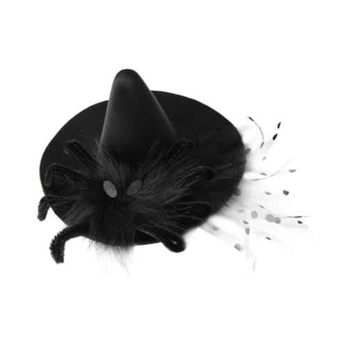 Homoyoyo Schwarzes Spinnennetz Hut Haarspange für Damen Gothic Haarschmuck für Halloween und Festlichkeiten Vielseitig und Leicht Geeignet für Erwachsene Homoyoyo Schwarzes Spinnennetz Hut Haarspange für Damen Gothic Haarschmuck für Halloween und Festlichkeiten Vielseitig und Leicht Geeignet für Erwachsene von Homoyoyo