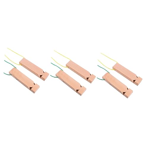 Homoyoyo Set Hölzerne Zugpfeifen – Leere Holz Pfeifen Für Kreative Kostüme Und Musikalisches - Babys Und - Ideal Für Handwerksprojekte Und Spiele von Homoyoyo