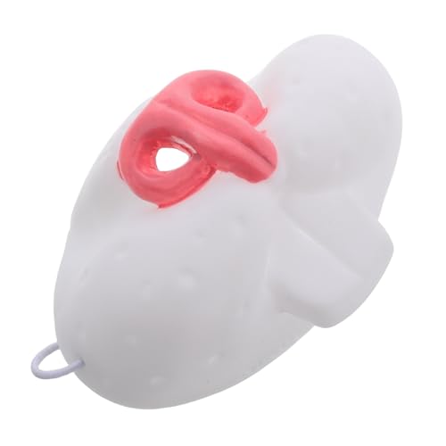 Homoyoyo Simulierte Lustige Hasennase Osterpartyzubehör Mit Hasennase Weißes Kaninchenkostüm Halloween-häschenkostüm Für Osterhasen Kostümzubehör Hasenkostüm Ostern Emulsion von Homoyoyo