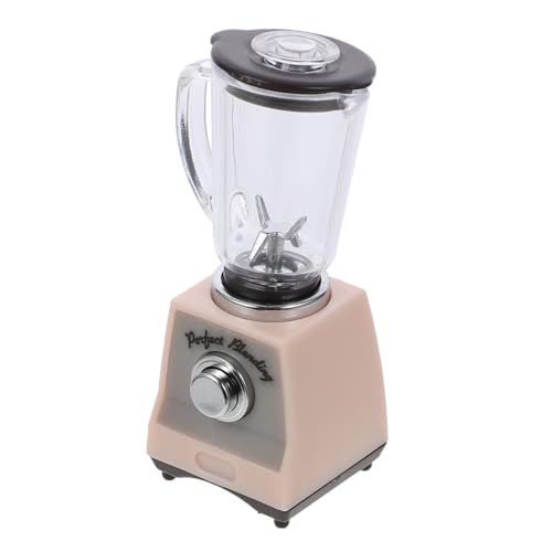 Homoyoyo Spielküche Smoothie Maker Zubehör Pinke Mini Saftpresse für Mädchen Küchenrollenspiel für Dekoratives Puppenhaus Küchenutensil von Homoyoyo