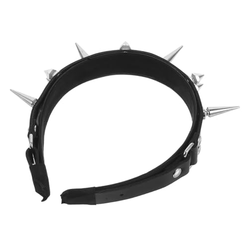 Homoyoyo Steampunk Gothic Spiked Haarreif Damen Barock Ball Kopfschmuck Komfortabel Strapazierfähig Schwarz Punk Rock Accessoire Für Kostümpartys Festival Halloween Cosplay Homoyoyo Steampunk Gothic Spiked Haarreif Damen Barock Ball Kopfschmuck Komfortabel Strapazierfähig Schwarz Punk Rock Accessoire Für Kostümpartys Festival Halloween Cosplay von Homoyoyo