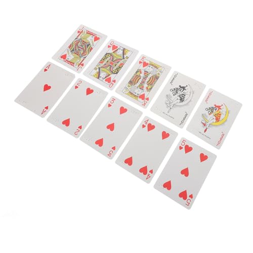 Homoyoyo Taktiles Pokerkartenspiel für sehbehinderte und sehgeschwächte Große Spielkarten Inklusive Kartenspiel für Erwachsene und Taktile Lernhilfe Einfach und Leicht Handhabbar von Homoyoyo