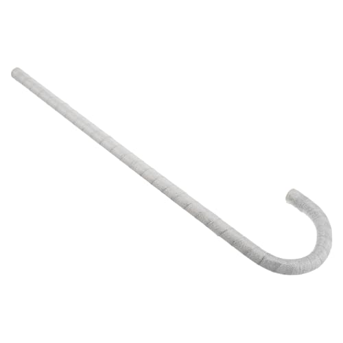 Homoyoyo Tanzkrücke Tanzstock Tanzrohrkrücke Tanzrohr -Performance -Krücke Kinderstock Cosplay Rohrstock Stütze Stock für Krückenstock Rohrstütze Kohle Faser Silver von Homoyoyo