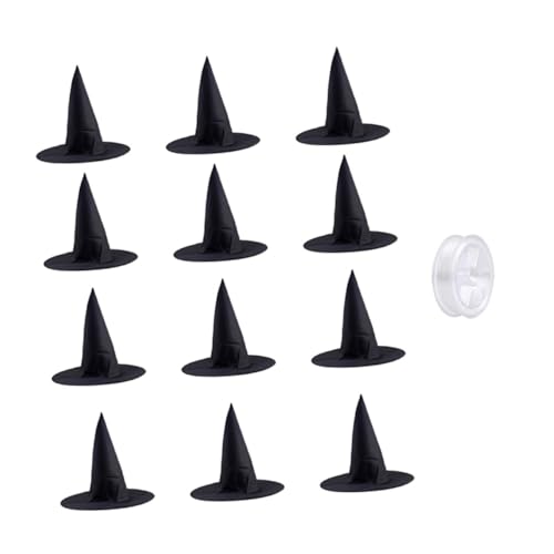 Homoyoyo Teiliges Halloween Hexenhüte aus Oxfordstoff Schwarze Spitze Hexenhüte für Erwachsene Wiederverwendbare Party Dekoration für Halloween Cosplay und Kostümpartys Homoyoyo Teiliges Halloween Hexenhüte aus Oxfordstoff Schwarze Spitze Hexenhüte für Erwachsene Wiederverwendbare Party Dekoration für Halloween Cosplay und Kostümpartys von Homoyoyo