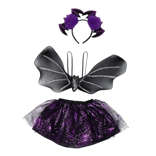 Homoyoyo Teiliges Halloween Kostüm Mit Fledermausflügeln Für Rollenspiele Und Partys Für Fasching Karneval Und Halloween Feiern Homoyoyo Teiliges Halloween Kostüm Mit Fledermausflügeln Für Rollenspiele Und Partys Für Fasching Karneval Und Halloween Feiern von Homoyoyo