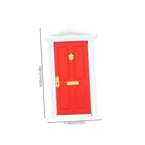 Homoyoyo Teiliges Miniatur Türkranz Rot für Puppenhaus Weihnachtsdeko Kreative DIY Mini Haus Accessoires Simulierte Möbel für Realistische Details und Fotorequisiten Homoyoyo Teiliges Miniatur Türkranz Rot für Puppenhaus Weihnachtsdeko Kreative DIY Mini Haus Accessoires Simulierte Möbel für Realistische Details und Fotorequisiten von Homoyoyo