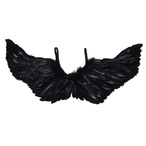 Homoyoyo Teufelsflügel Flügel Für Cosplay Flügel Halloween Flügel Für Frauen Flügel Cosplay Flügel Prop Cosplay Flügel Kleid Kostüm Halloween Outfits Karneval Outfits Schwarzes Eisen von Homoyoyo