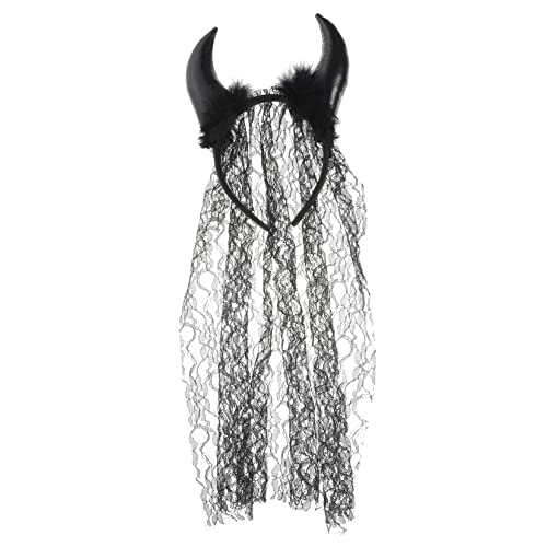 Homoyoyo Teufelshaarband Stirnband Cosplay-zubehör Halloween-haarband Halloween -haarzubehör Halloween-schleier Hallowmas Dekorationen Haarreifen Aus Horn Black Stoff Homoyoyo Teufelshaarband Stirnband Cosplay-zubehör Halloween-haarband Halloween -haarzubehör Halloween-schleier Hallowmas Dekorationen Haarreifen Aus Horn Black Stoff von Homoyoyo