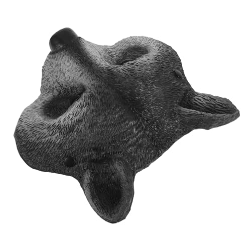 Homoyoyo Tierkopfmaske Tier Cosplay Tiermasken Für Erwachsene Cosplay-tier Gruselige Halloween-masken Retro-halloween-maske Kostüm Maske Karneval Maskerade Maske Hellbraun Pu-schaum von Homoyoyo