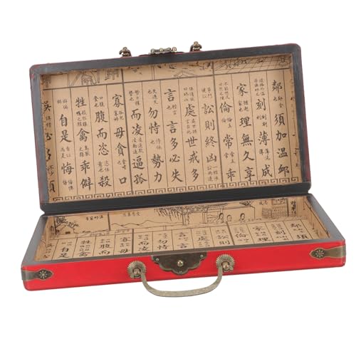 Homoyoyo Traditionelle Mahjong Aufbewahrungsbox Aus Holz – Elegante Holzkiste Für Chinesisches Mahjong-Spiel - Ideal Für Partys Und Als Favor Für Spieleabende Homoyoyo Traditionelle Mahjong Aufbewahrungsbox Aus Holz – Elegante Holzkiste Für Chinesisches Mahjong-Spiel - Ideal Für Partys Und Als Favor Für Spieleabende von Homoyoyo