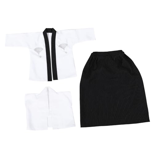 Homoyoyo Traditioneller Kimono für kostüm Samurai-Outfit für Männer japanischer Kimono für Kimono-Männer japanisches Kimono-Cosplay Polyester von Homoyoyo