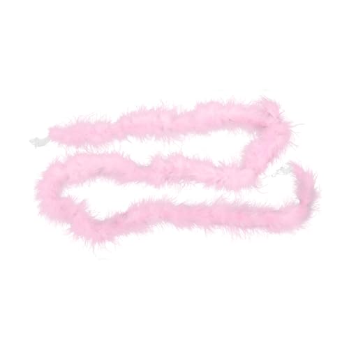 Homoyoyo Truthahnfederboa Fasching deko Faschings deko DIY-Dekoration DIY Dekoration dekoweihnachten grüne Boa Pelzboa Frauenkostüm Kostümfrauen Boas für Party Boa-Flapper-Zubehör Rosa von Homoyoyo