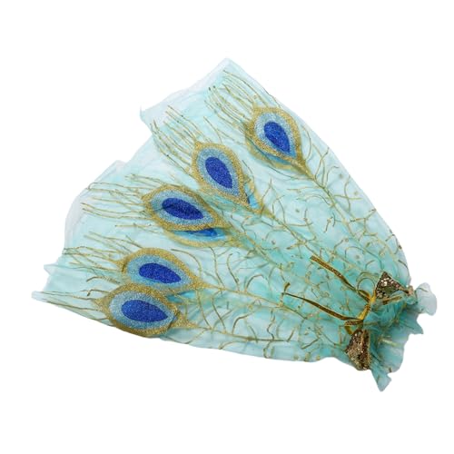 Homoyoyo Umhang Aus Federnetz Smokinghemd Tüllkleid Friseurumhang Für Tüllrock Netzumhang Für Prinzessin Umhang Bunter Prinzessinnenmantel Light Green Nylon von Homoyoyo